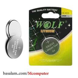 باتری سکه ای لیتیومی 2025 ولف Wolf (باطری سکه ای)