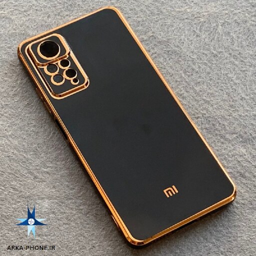 قاب گوشی Redmi Note 11 Pro 4G.5G شیائومی مای کیس دور طلایی مشکی 2N11p20000