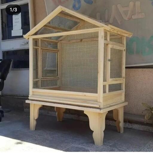 گنجه پرندگان زینتی و گنجه مرغ و خروس لاری قفس سگهای خانگی در طرح و اندازه های  مختلف چوبی ساخته شده از بهترین متریال