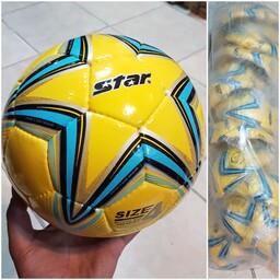پک 10عددی توپ فوتبال سایز 4 استار Star اصلی عمده بهترین مدل با بهترین کیفیت ( دوخت چسپ پرس ) 