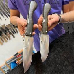 چاقوی جیبی دستساز کردستانی عزت سایز کوچیک 21 سانتی