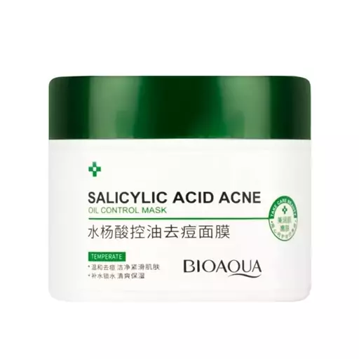 ماسک صورت بایو آکوا مدل SALICYLIC ACID ACNE وزن 120 گرم