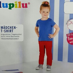 تیشرت دخترانه اورجینال برند لوپیلو کشور آلمان سایز  4 تا 6 سال 