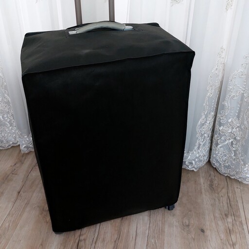کاور چمدان سایز بزرگ  ترکیبی از طلق و پارچه در رنگ های دلخواه