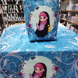 ست کیف و روسری  دخترانه بچگانه طرح حجاب
کیف مخمل جیر و چرم
روسری نخی اعلا قواره 90
بسیار با کیفیت تر از کارهای مشابه 
