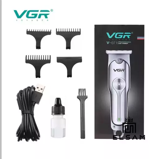 ماشین اصلاح موی سر و صورت وی جی ار مدل V-071 اصلی ا Original VGR V-071 Hair Trimmer