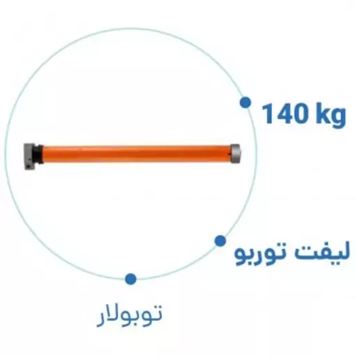 موتور توبلار کرکره برقی 140 نیوتن لیفت توربو 