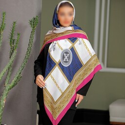 روسری نخی سیا اسکارف منگوله دار ارسال رایگان کد 131
