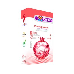 کاندوم ایکس دریم مدل Pomegranate بسته 12 عددی