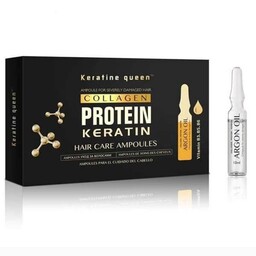  10 عددی ویال مو کراتین کویین Pack of 10 vials of Protein keratin