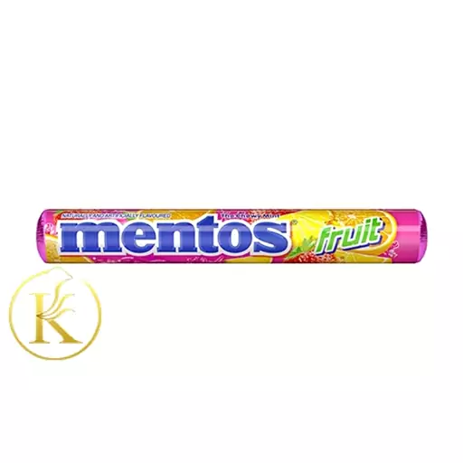 آبنبات جویدنی منتوس مدل میوه ای (29 گرم) mentos