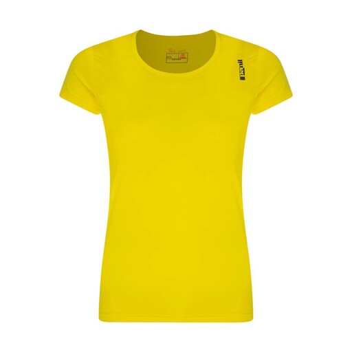 تیشرت ورزشی زنانه فوق سایز پانیل مدل 192  زرد