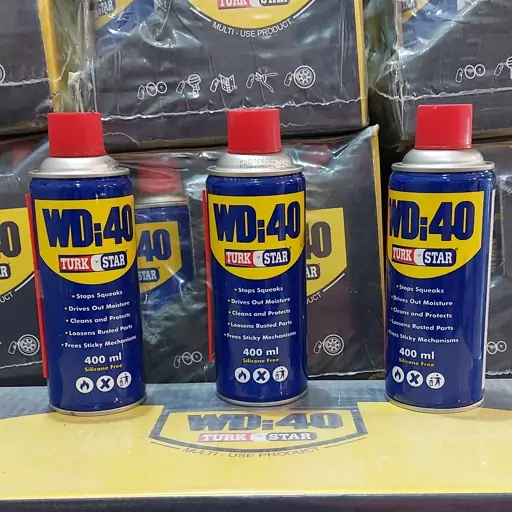 اسپری  WD40  ترک استار  ( اسپری روان کننده اسپری زنگ شو اسپری زنگ بر )