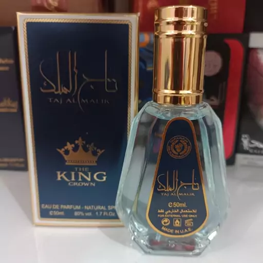 عطر ادکلن عربی تاج الملک کینگ ارض الزعفران TAJ Al Malik Kinga حجم 50 میل