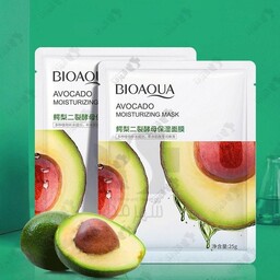 ماسک ورقه ای صورت با اسانس آووکادو-مارک BIOAQUA