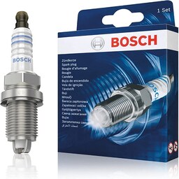 شمع دو پلاتینه بوش اصلی روسیه مثبت BOSCH 9 مناسب خودرو دوگانه سوز