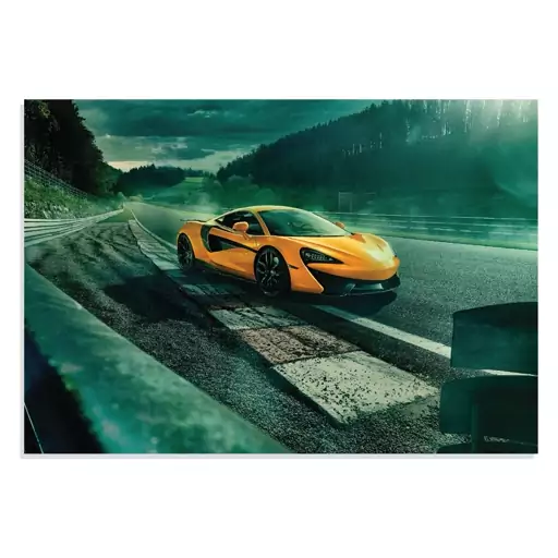 	 تابلو شاسی طرح ماشین مکلارن - Mclaren 570s 2018 مدل NV0679