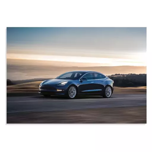 تابلو شاسی طرح ماشین تسلا مدل 3 - Tesla Model 3 2017 مدل NV0726