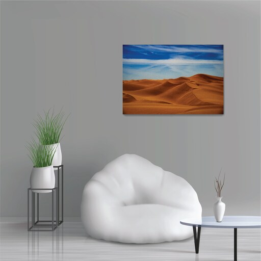 تابلو شاسی طرح روز آفتابی در بیابان Sunny Day in Desert مدل NV0870