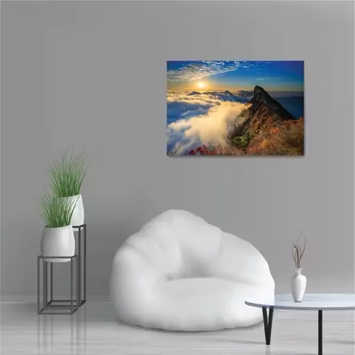 تابلو شاسی طرح افق و دریایی از ابرها Sea of Clouds Horizon مدل NV0861