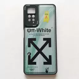 قاب طرحدار ژله ای محکم OFF WHITE گوشی شیائومی Redmi note 11 pro