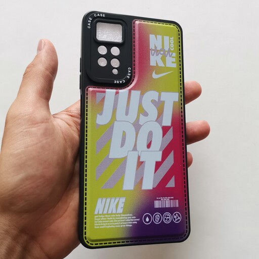 قاب طرحدار ژله ای محکم JUST DO IT گوشی شیائومی Redmi note 11 pro