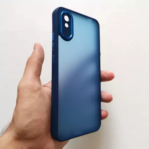 قاب محکم مات ایرون آبی گوشی شیائومی Redmi 9A 