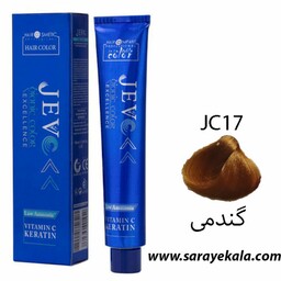 رنگ مو جوو(jEVO) JC17