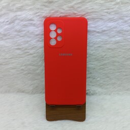 گارد (قاب) گوشی سیلیکونی A53 مدل سیلیکونی پاک کنی کیفیت اورجینال رنگ قرمز مناسب گوشی Samsung A53 5G