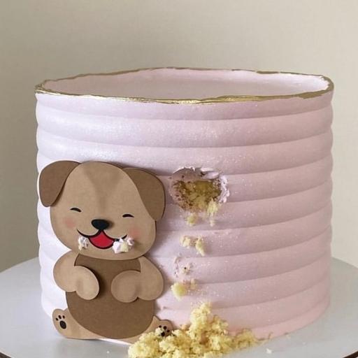 کیک تولد چاپ خرسی مدیس کیک