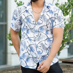پیراهن مردانه هاوایی مدل MANOLAS