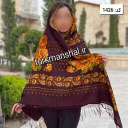 روسری ترکمنی پشمی کد 1426