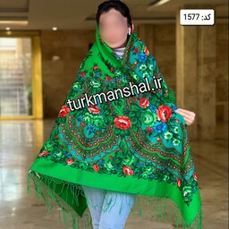 روسری ترکمنی پشمی کد 1577