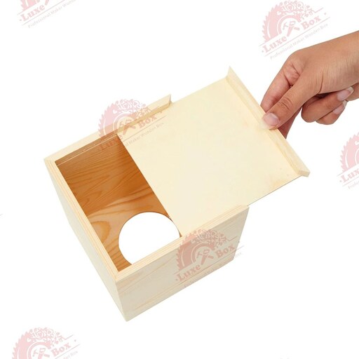 جعبه چوبی دستمال کاغذی لوکس باکس کد 904