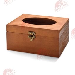 جعبه چوبی دستمال کاغذی لوکس باکس کد 901