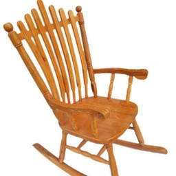 صندلی راک رامیان یا نرده ای با چوب راش( هزینه ارسال بصورت پس کرایه )