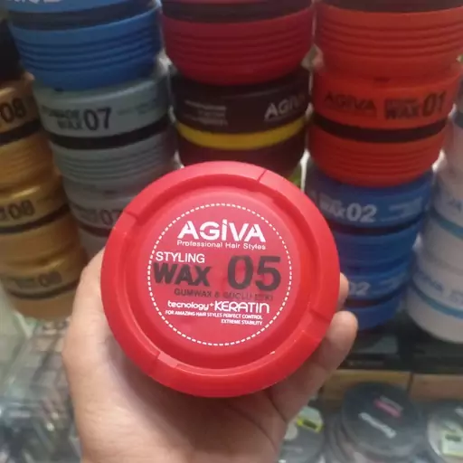 حالت دهنده موی آگیوا شماره 05 Agiva Styling Wax آگیوا قرمز
