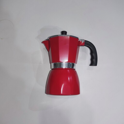 قهوه جوش اسپرسوساز موکاپات 6 کاپ قرمز رنگ caffettiera