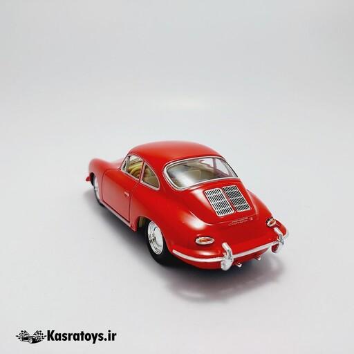 ماشین فلزی پورشه کلاسیک 356 کررا قرمز برند کینسمارت