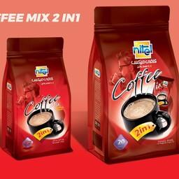 قهوه بدون شکر کافیمیکس دو در یک کافیمیکس رژیمی قهوه فوری با پودر خامه بسته بندی فله 200 گرمی 