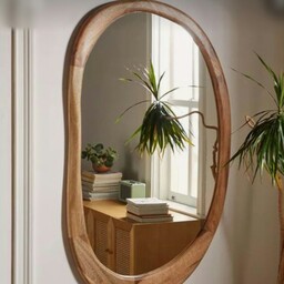 آینه قدی چوبی دفرمه