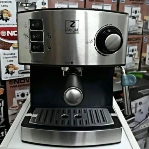 قهوه ساز واسپرسوساز زیگما 20 بار مدل 333با خامه دهی عالی
