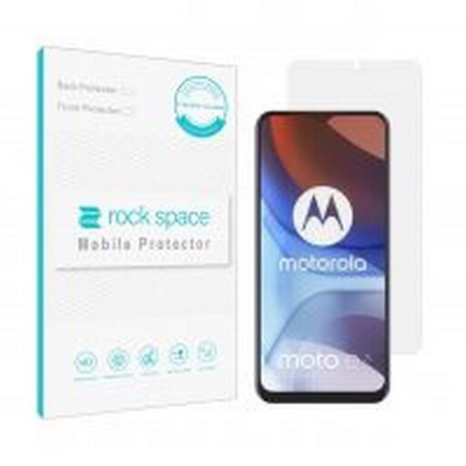 گلس نانو هیدروژل شفاف و ضد ضربه گوشی موتورولا Moto E 7i Power برند راک اسپیس