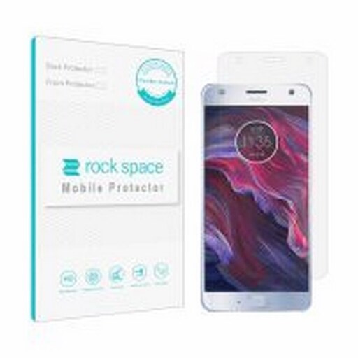 گلس نانو هیدروژل شفاف و ضد ضربه گوشی موتورولا Moto X4 برند راک اسپیس