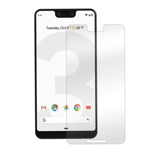 گلس پرایوسی (حریم شخصی)نانو و ضد ضربه گوشی گوگل Pixel 3 XL برند راک اسپیس
