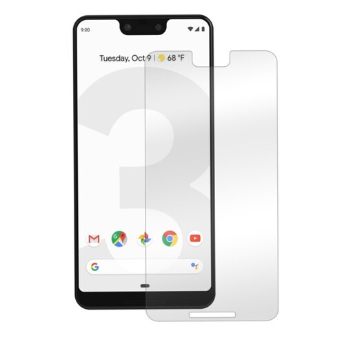 گلس مات نانو و ضد ضربه گوشی گوگل Pixel 3 XL برند راک اسپیس

