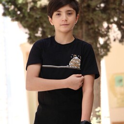 تیشرت محرمی  بچگانه پسرانه امیری حسین نخ پنبه از سایز 40 تا 65 مناسب 2 تا 12 سال