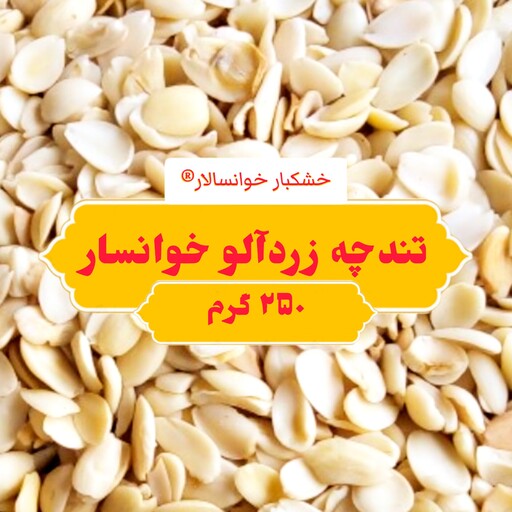 تندچه زردآلو ( لب لبو ) خوانسار  (250 گرم ) خشکبار خوانسالار