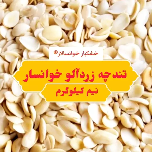 تندچه زردآلو ( لب لبو ) خوانسار ( نیم کیلوگرم) خشکبار خوانسالار