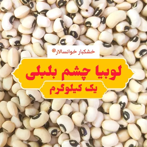 لوبیا چشم بلبلی ( یک کیلوگرم) خشکبار خوانسالار